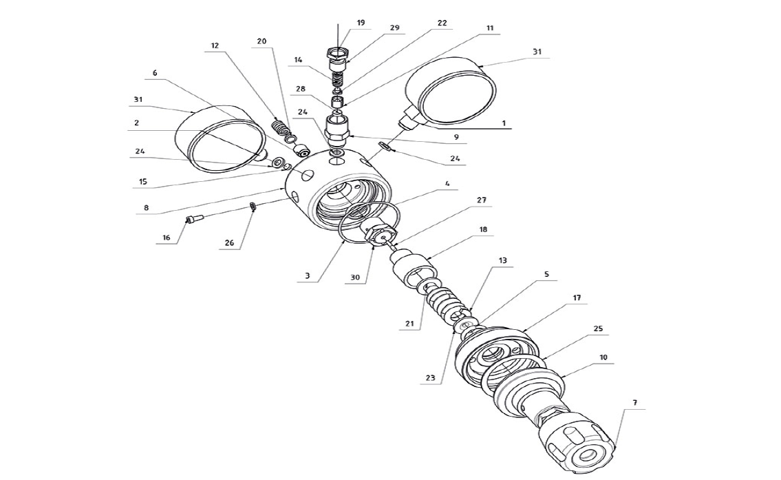 MINI AIR PRESSURE REGULATOR